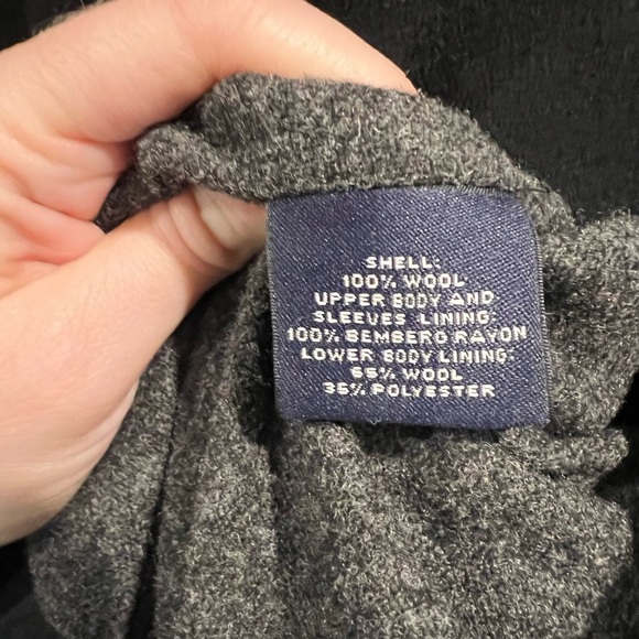 Loro Piana Turnbury black wool storm system coat - Picture 5 of 7